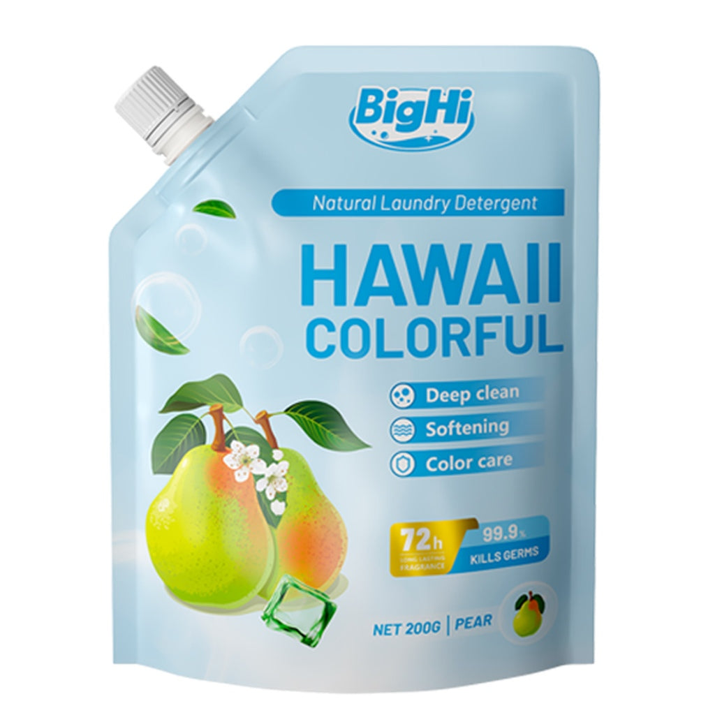 BigHi Natural Laundry Detergent 200g 72h 3in1 Washing Detergent
