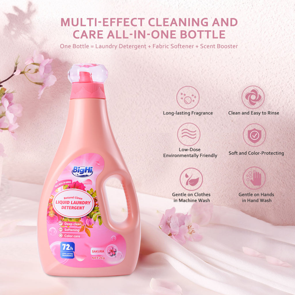 BigHi Liquid Laundry Detergent 2kg All In One Laundry Detergent