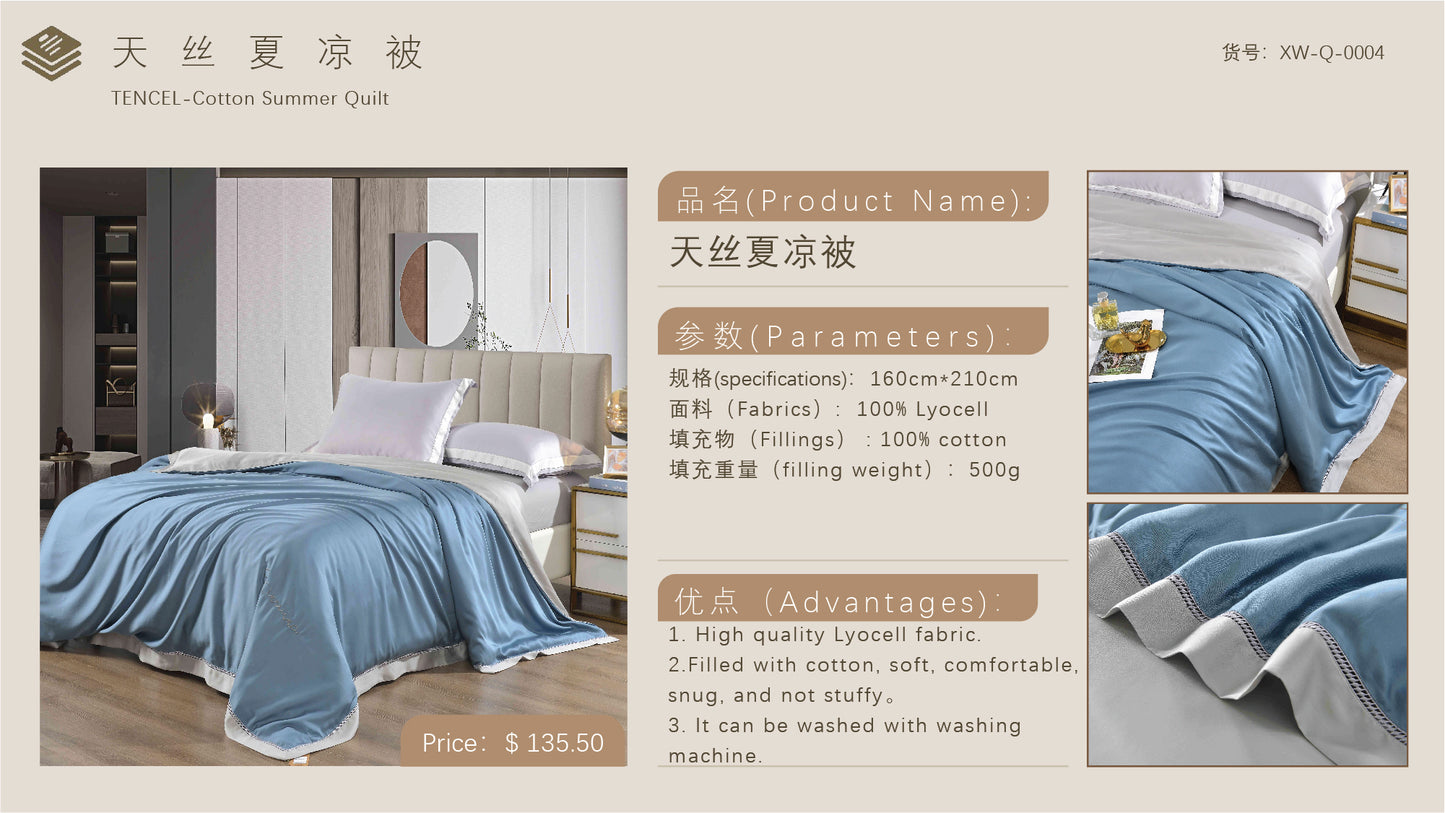 Tencel-Cotton Summer Quilt