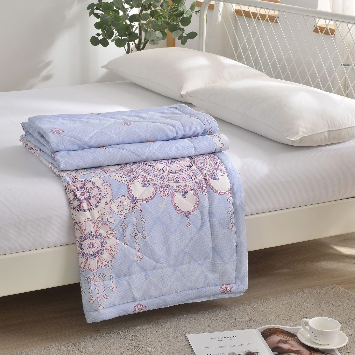 Satin Cotton Summer Quilt