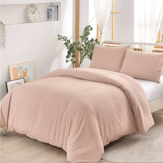 Cotton and Linen Blend Duvet Cover Set
