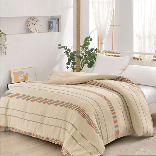 Cotton and Linen Blend Duvet Cover Set