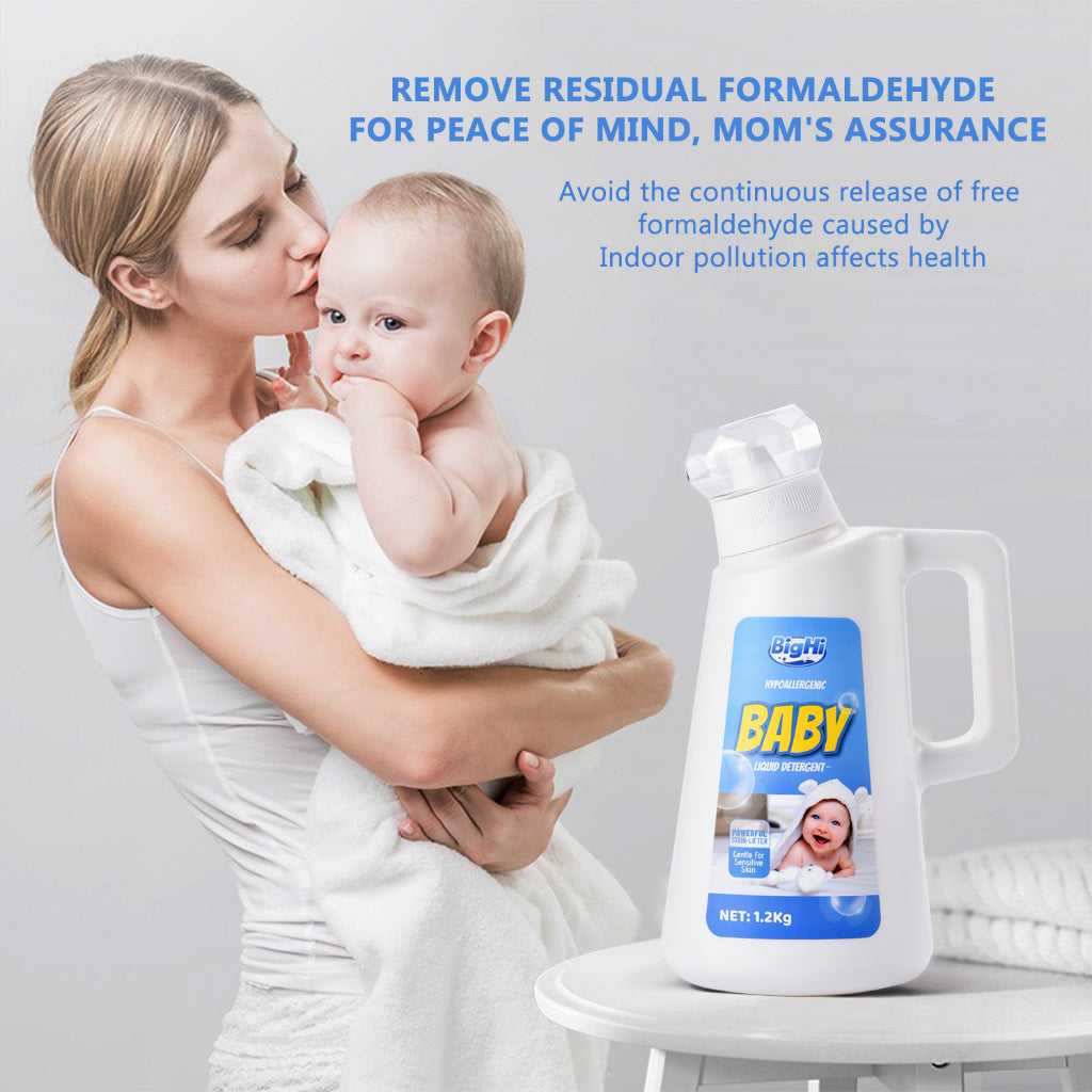 BigHi Baby Laundry Detergent 1.2kg Additives Free Detergent For Baby
